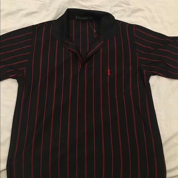 saint laurent silk shirt mens